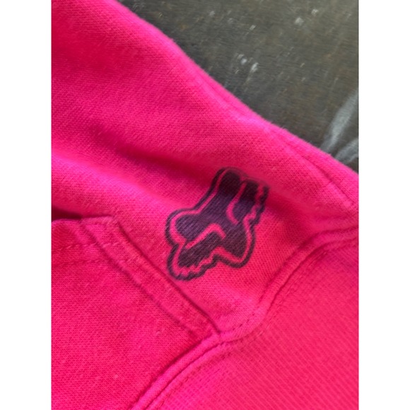 Y2K Fox Racing Pink Zip Hoodie - Picture 5 of 6